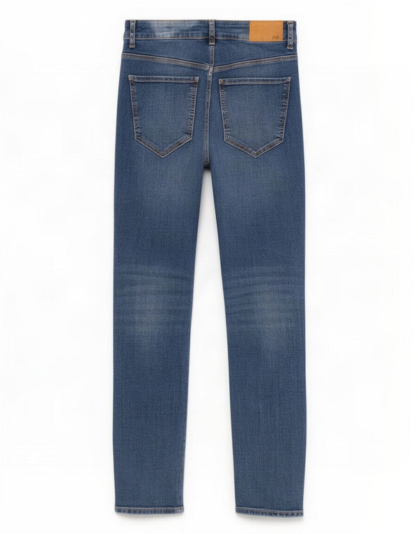 Zara Vaqueros pitillo para mujer EU 42 Large W32 L27 Azul
