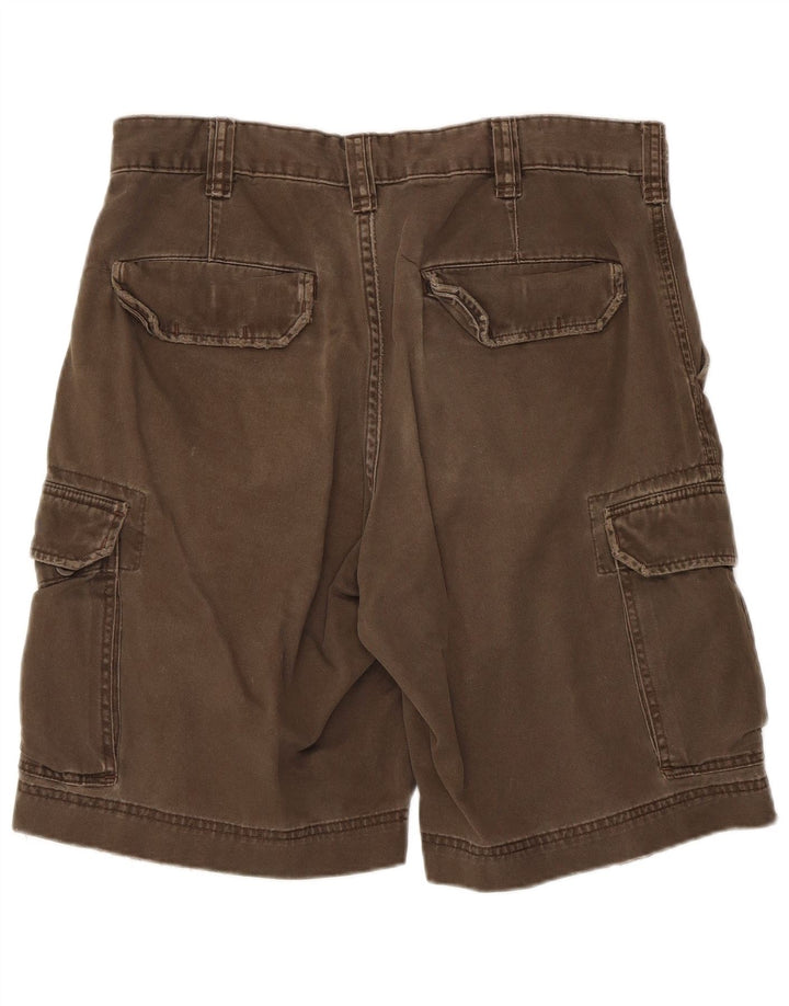 Merona Hombre Shorts Cargo W32 Algodón Marrón Medio