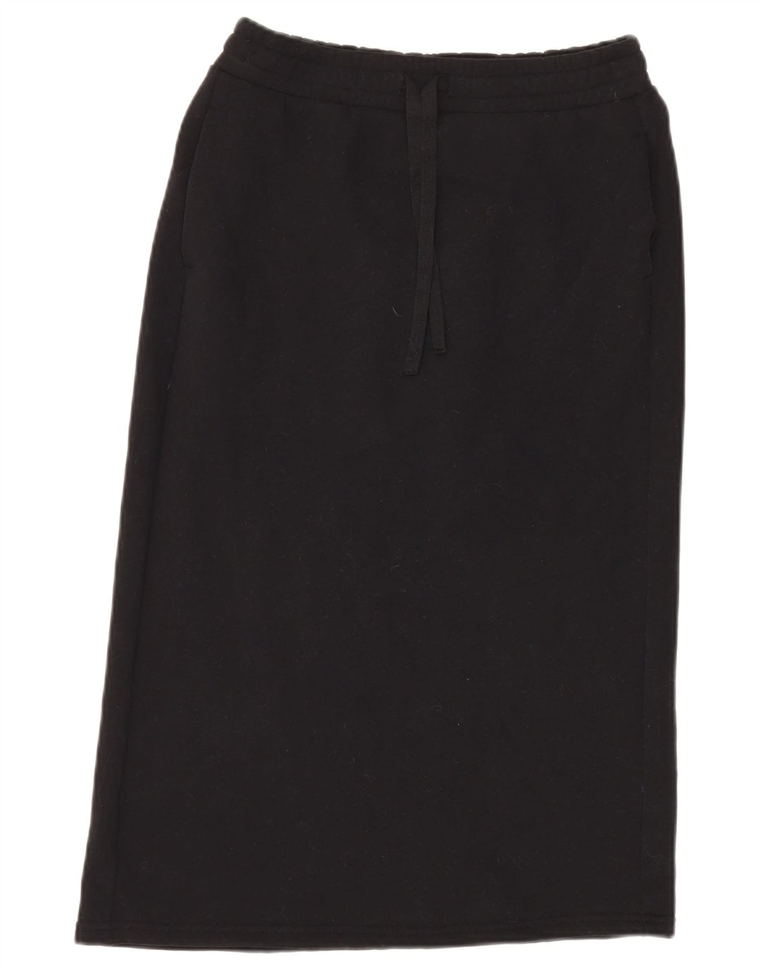 Benetton Falda Recta Pequeña W28 Negro Algodón