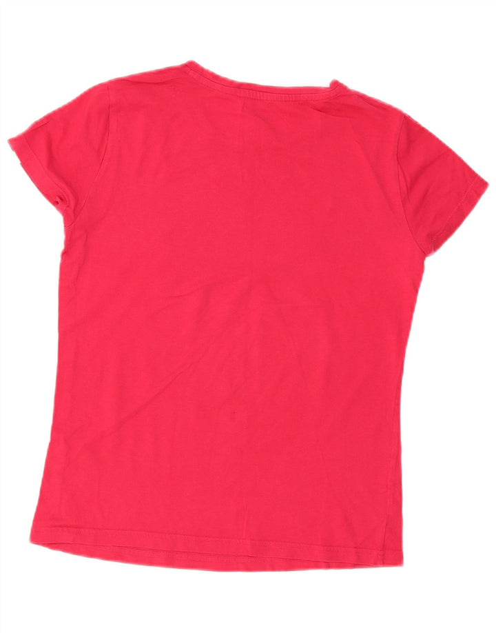 Puma Mujer Camiseta Gráfica Top UK 12 Medium Rojo