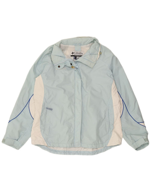 Columbia Chubasquero Mujer ES 40 XL Nylon Color Block Azul