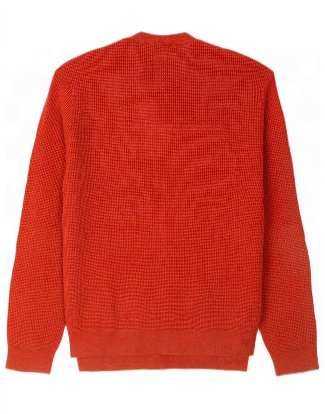Marks & Spencer - Jersey de cuello redondo para hombre, talla grande, poliéster naranja