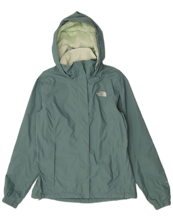 The North Face Chaqueta impermeable con capucha Dryvent para mujer UK 10 Small Green Nylon