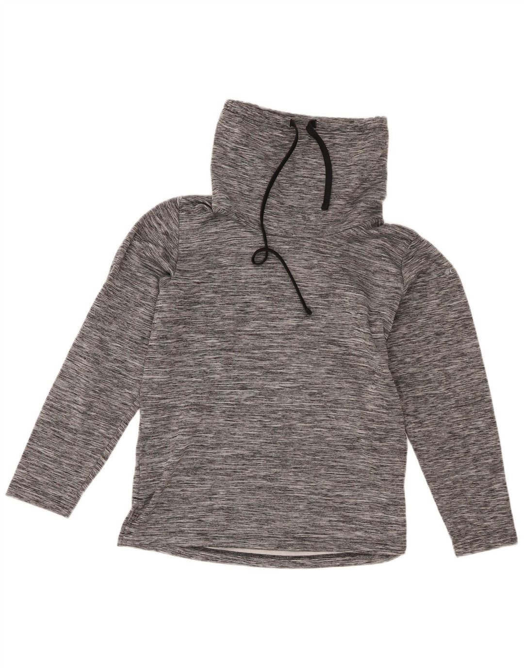 Columbia Top de mujer de manga larga ES 44 Poliéster moteado gris medio