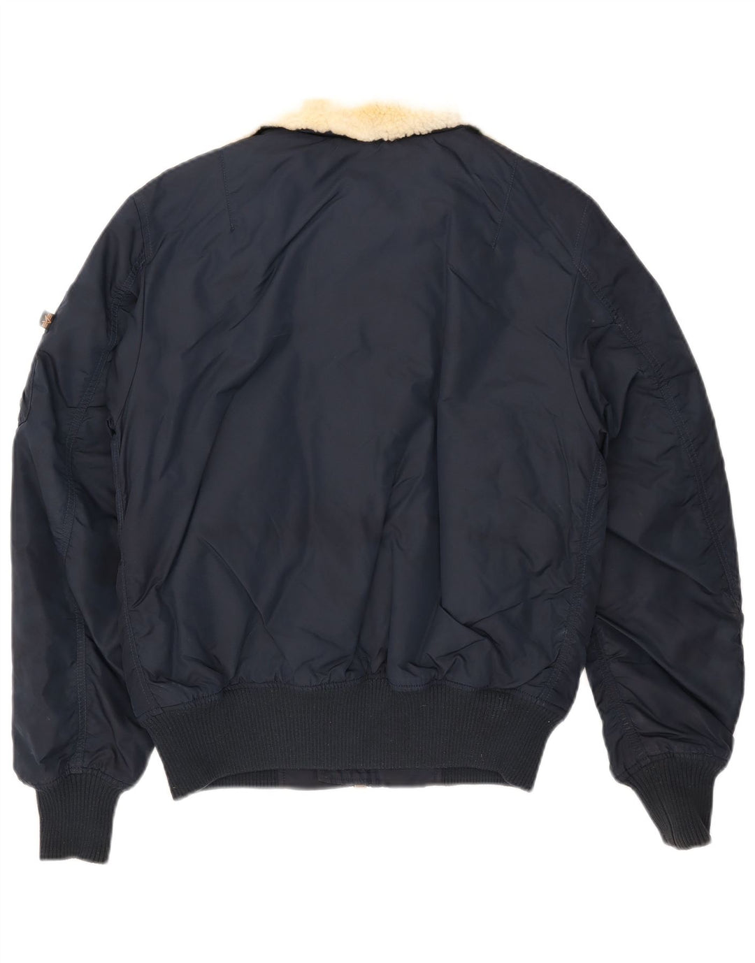 Alpha Industries Chaqueta Bomber para Hombre UK 36 Small Azul Marino Nylon
