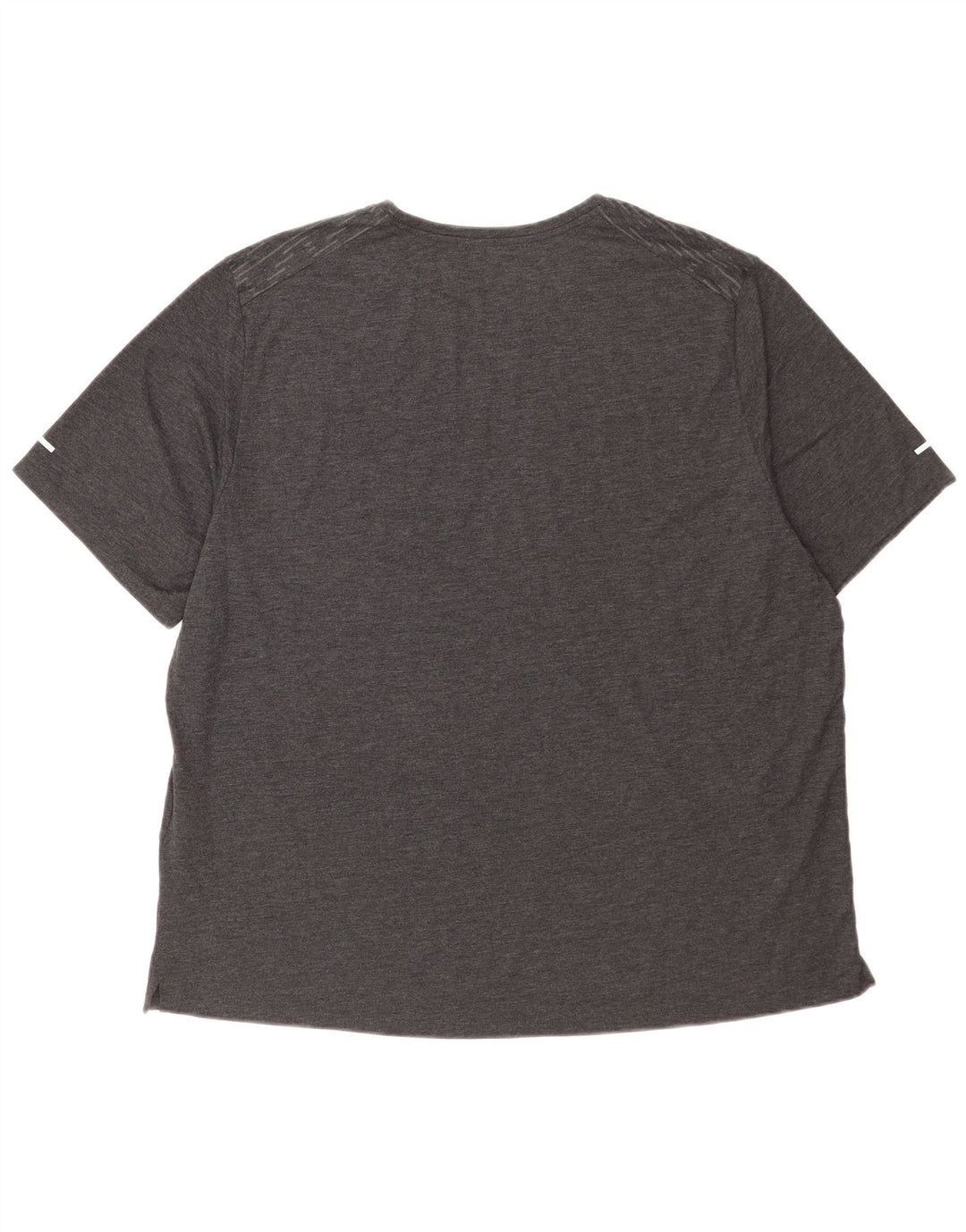 Nike Camiseta Dri Fit para hombre Top 2XL Gris Geométrico Poliéster
