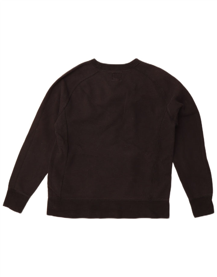 CHAMPION Sudadera gráfica para mujer Jumper UK 14 Medium Black Cotton