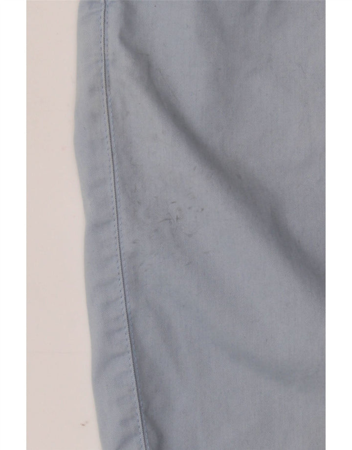 MARKS & SPENCER Pantalones cortos chinos Harbor azul para hombre W36 Algodón azul grande