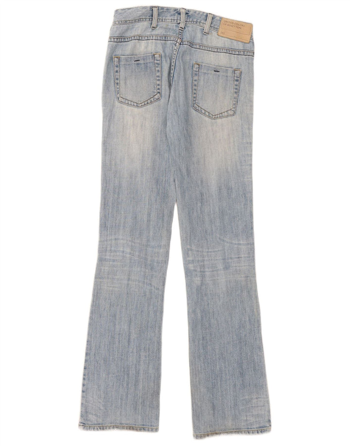 Vaqueros Bootcut Mujer Benetton W30 L33 Azul