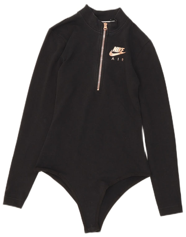 Nike Body de manga larga para mujer UK 6 XS Algodón negro