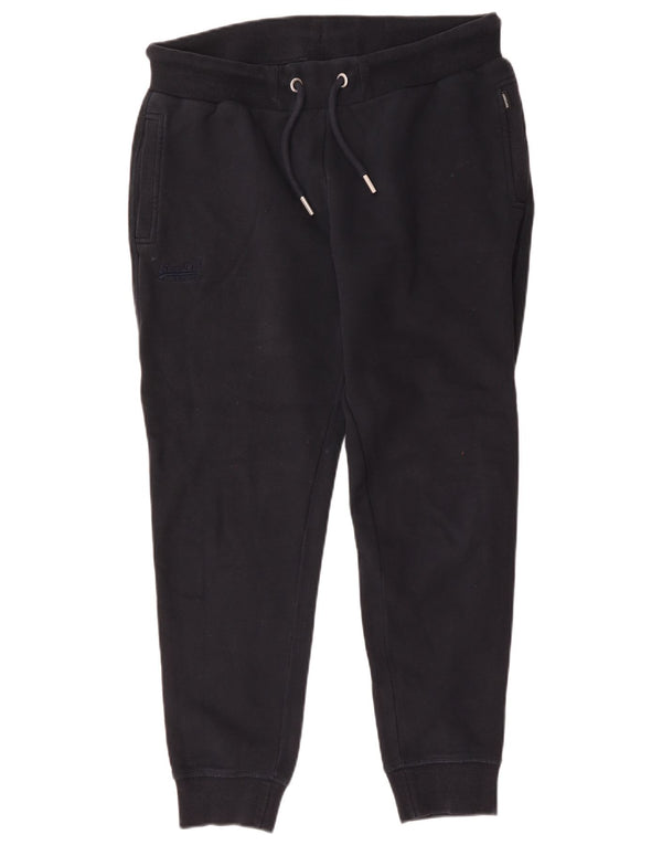 Superdry Pantalones de chándal para mujer Joggers UK 46 Large Azul marino Poliéster
