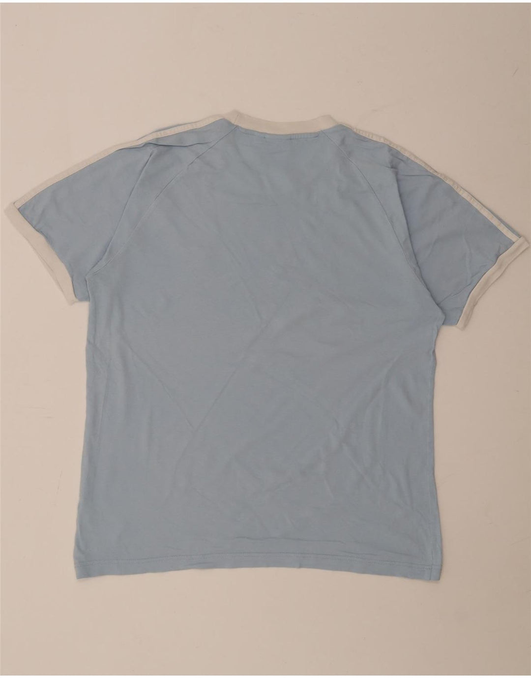 Adidas - Camiseta para hombre, talla grande, algodón azul