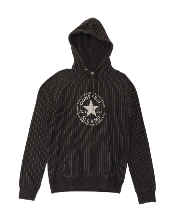 CONVERSE Hombre Chuck Taylor Graphic Sudadera con capucha Jumper Medium Black Rayas