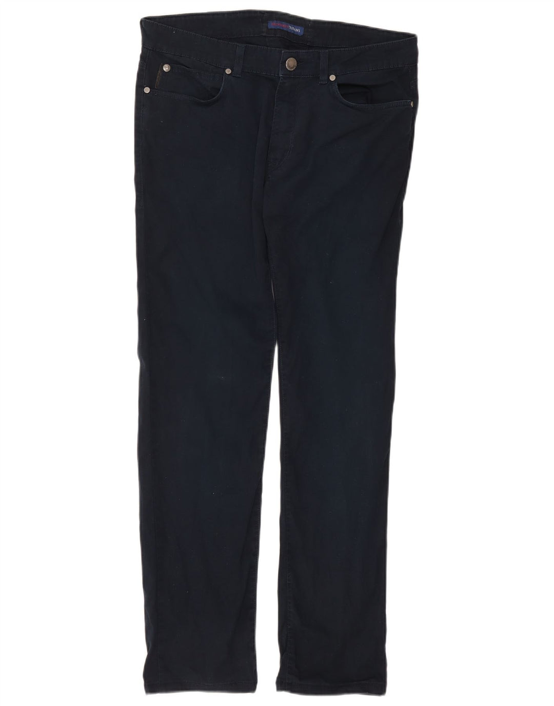 Pantalones Hombre Trussardi Rectos Casual W34 L31 Azul Marino