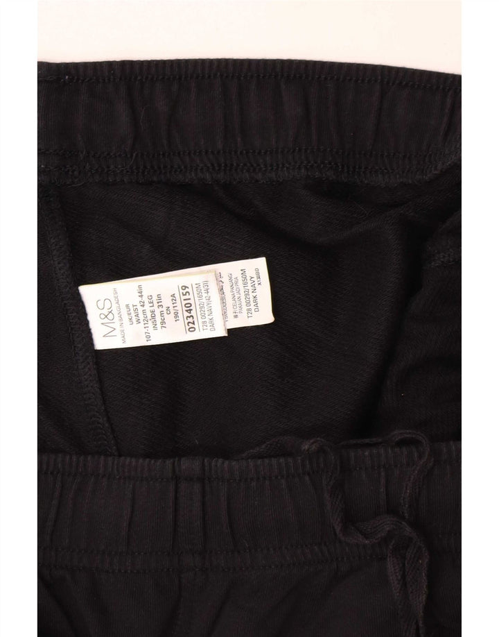 Marks & Spencer - Pantalón de chándal para hombre, talla 2XL, algodón negro