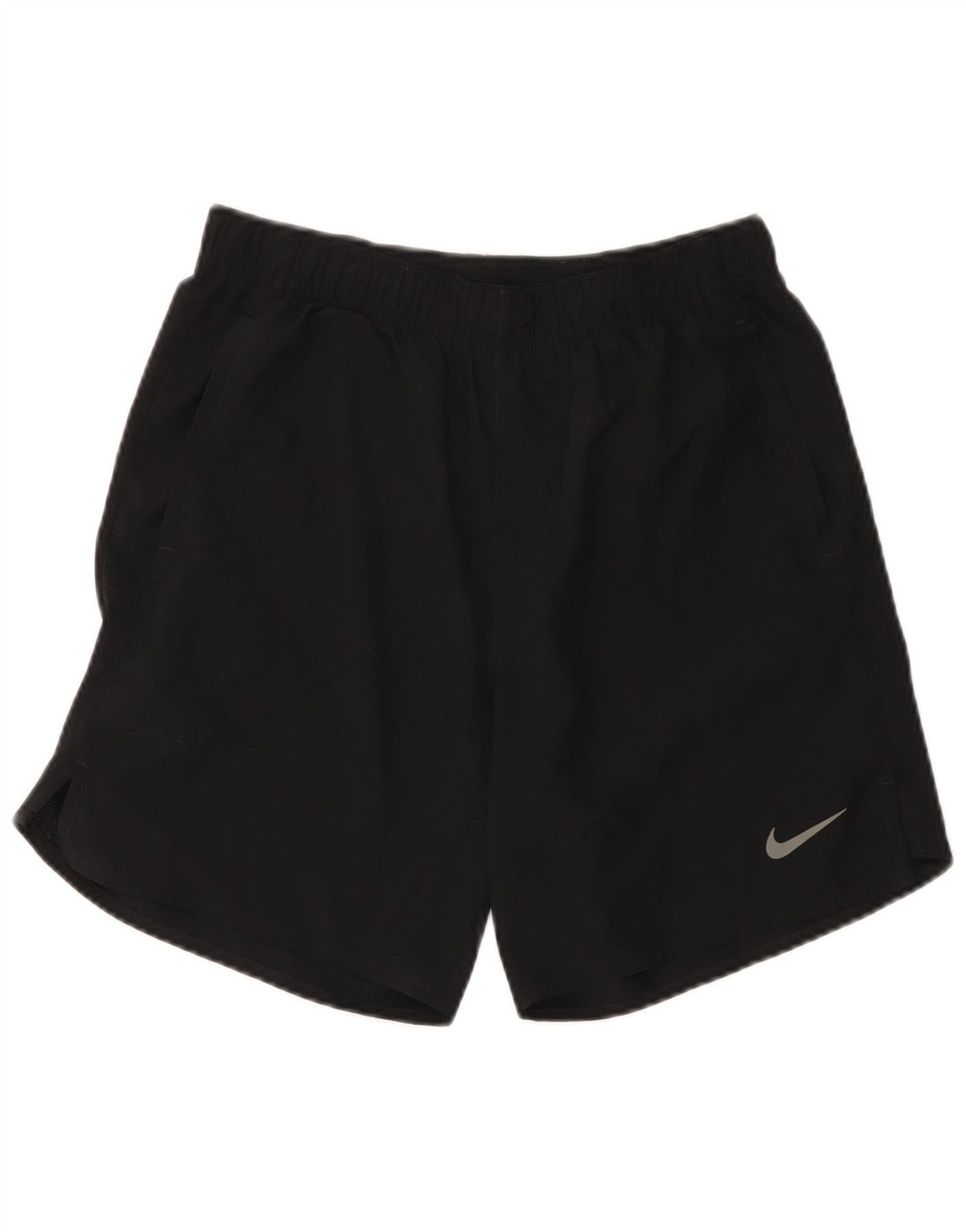 Nike - Pantalones cortos deportivos Dri Fit para mujer, talla 10, poliéster negro pequeño