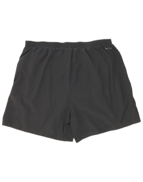 Nike Mens Dri Fit Sport Shorts Medium Grey Colourblock Polyester