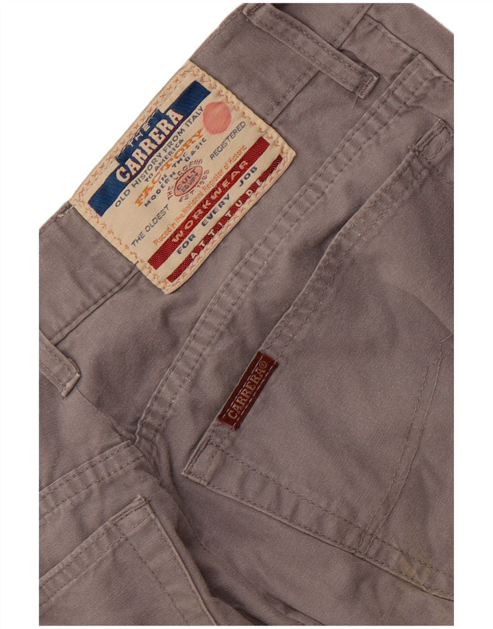 Pantalones informales rectos Carrera para hombre W30 L28 Gris