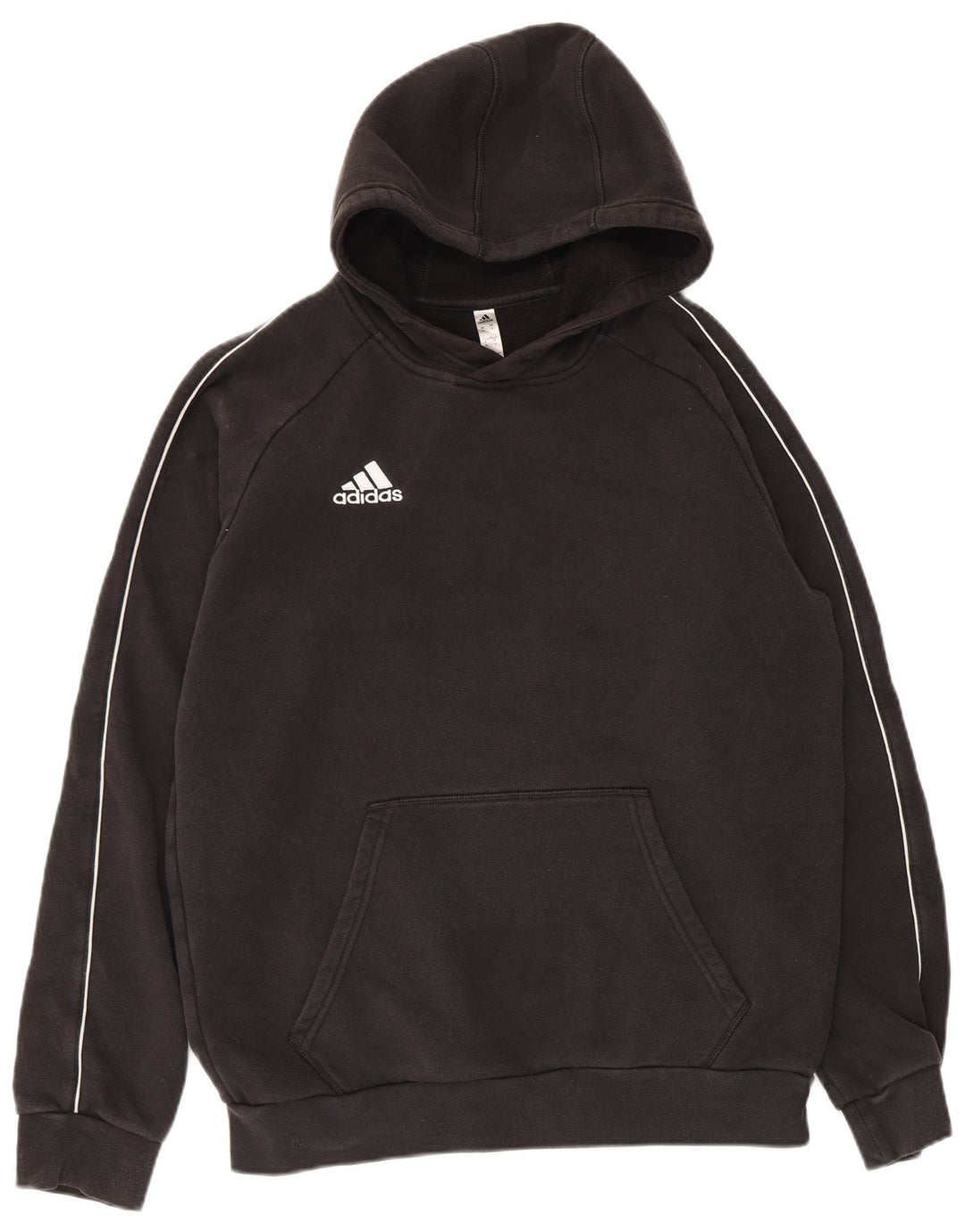 Adidas Hombre Sudadera Con Capucha Jumper Medium Negro Algodón