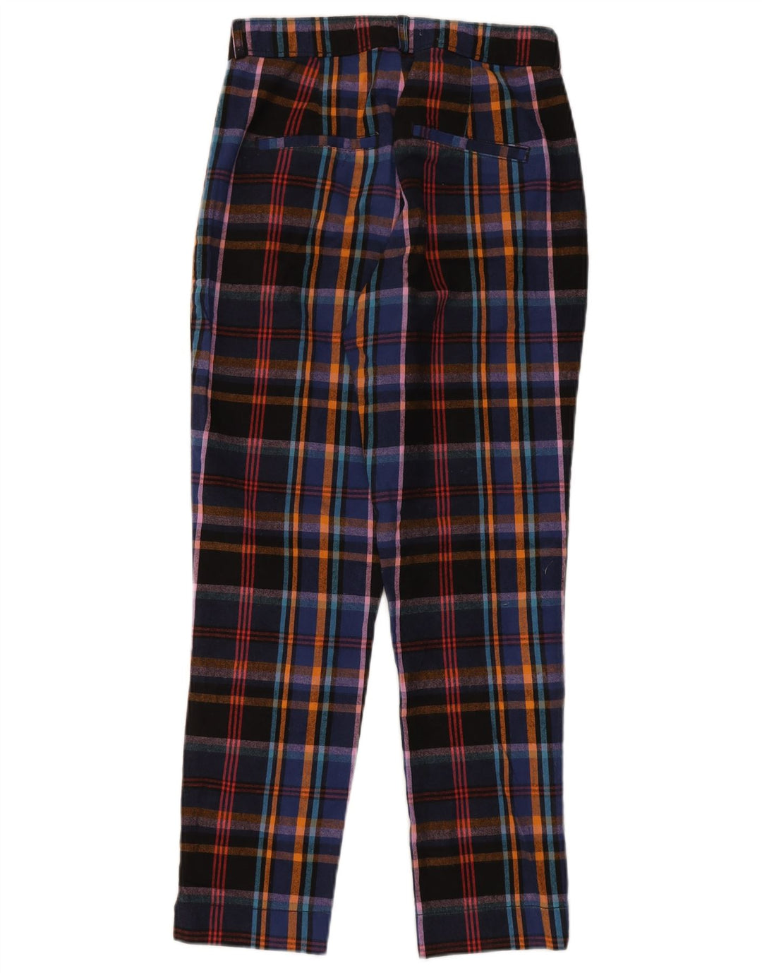 Pantalones Cortos Hollister Mujer Pequeños W27 L25 Cuadros Multicolores