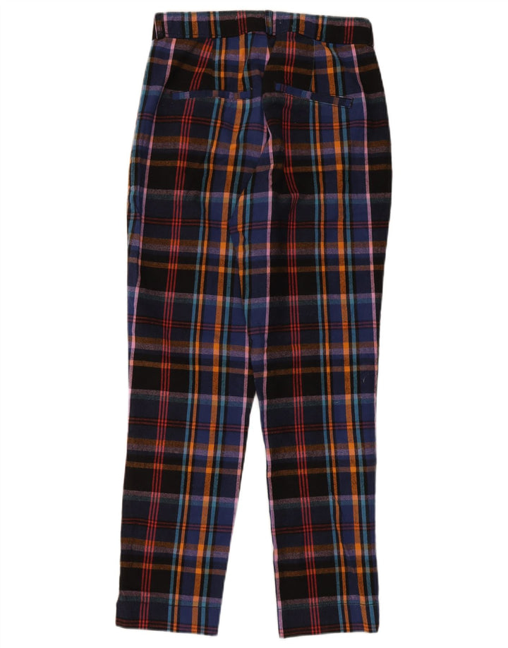 Pantalones Cortos Hollister Mujer Pequeños W27 L25 Cuadros Multicolores