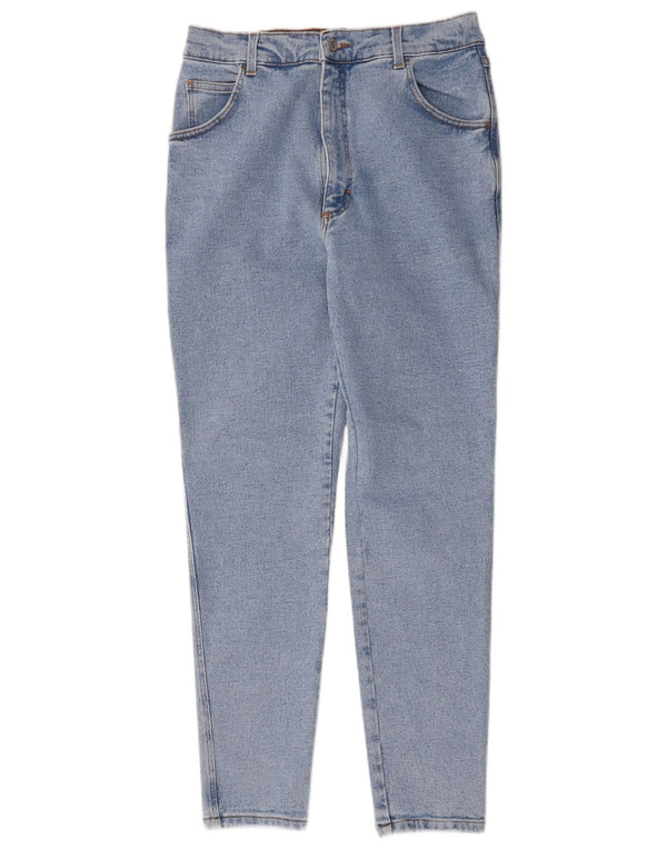 Vintage mujer jeans cónicos EU 38 Medio W30 L30 Algodón Azul