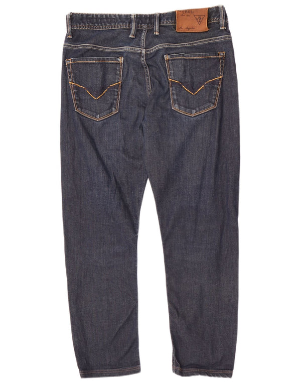 Guess Jeans Recto Regular Recto Rebel para Hombre W30 L25 Azul Marino