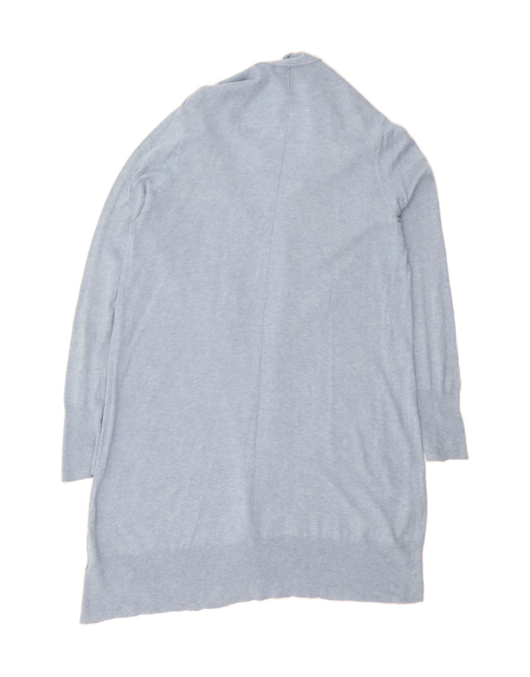 CHAPS Womens Longline Open Cardigan Sweater UK 14 Large Blue Cotton Vintage Chaps and Second-Hand Chaps from Messina Hembry 