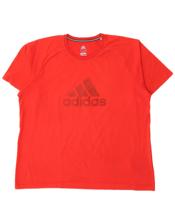 Adidas Mens Clima 365 Graphic Camiseta Top 2XL Rojo Algodón