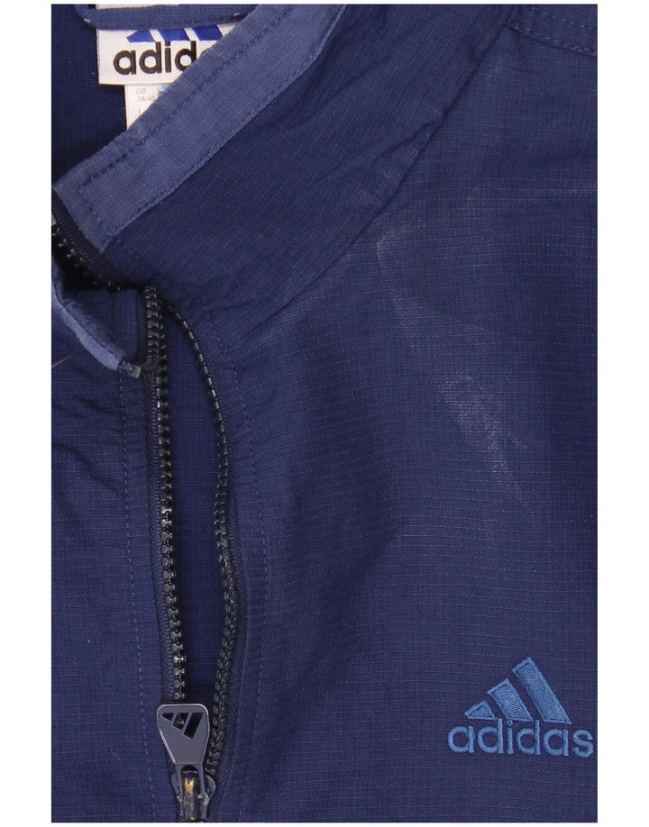 Adidas - Chaqueta de chándal para hombre, talla 38/40, color azul marino mediano