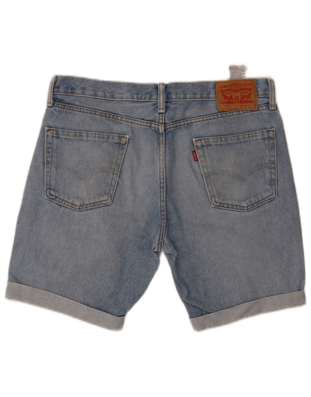 Levi's Mens 511 pantalones cortos de mezclilla W34 algodón azul grande