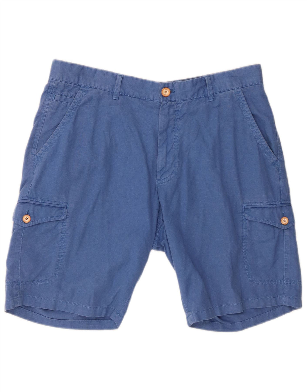 Massimo Dutti Shorts Cargo Hombre EU 42 Large W32 Azul
