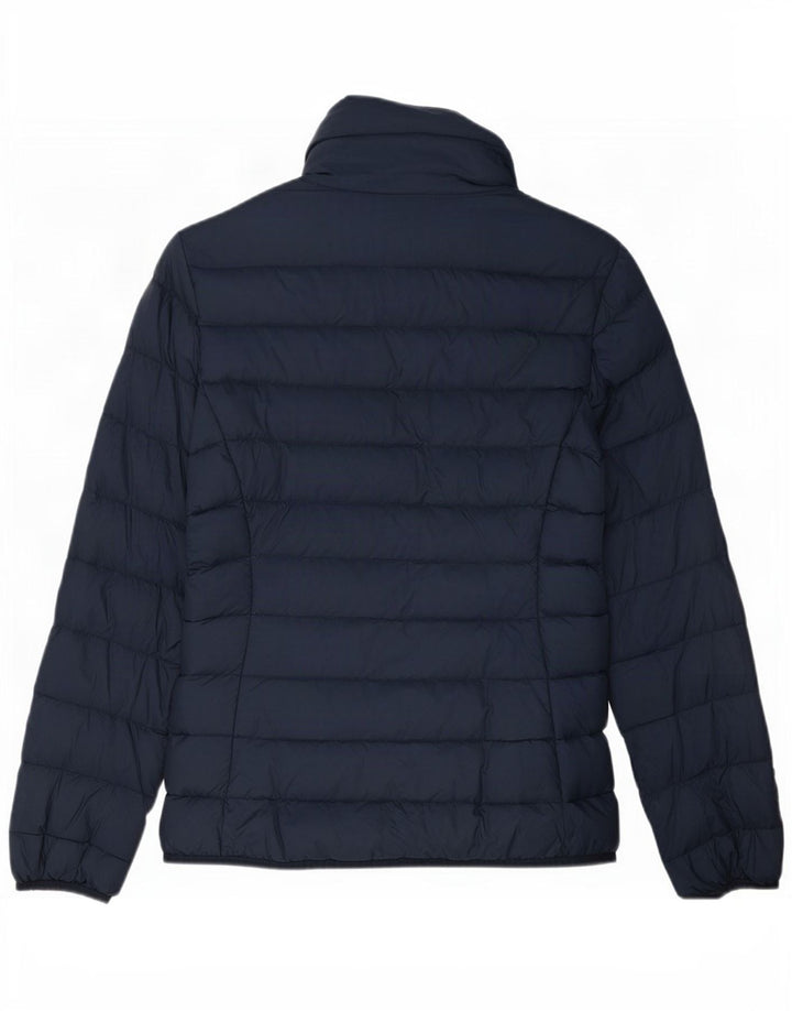 Benetton Chaqueta Acolchada Mujer UK 40 Small Azul Marino