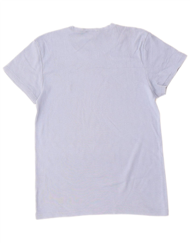 RALPH LAUREN Camiseta Mujer Top UK 40 XL Algodón Azul