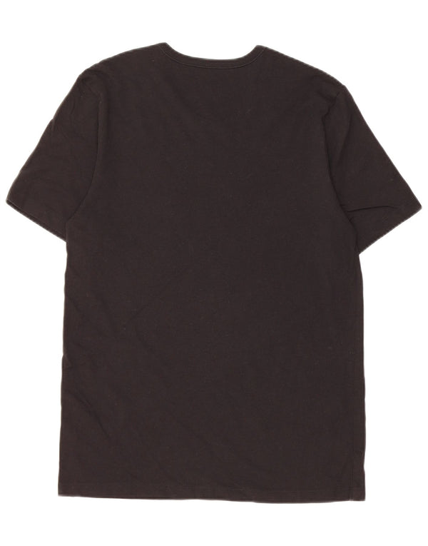 Hugo Boss Hombre Camiseta Top Small Algodón Negro