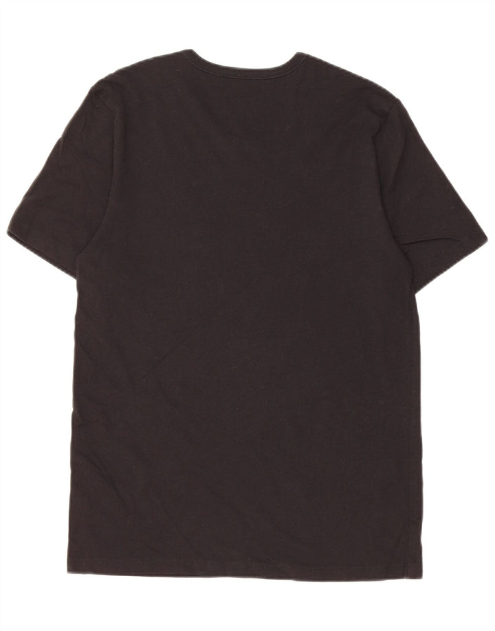 Hugo Boss Hombre Camiseta Top Small Algodón Negro