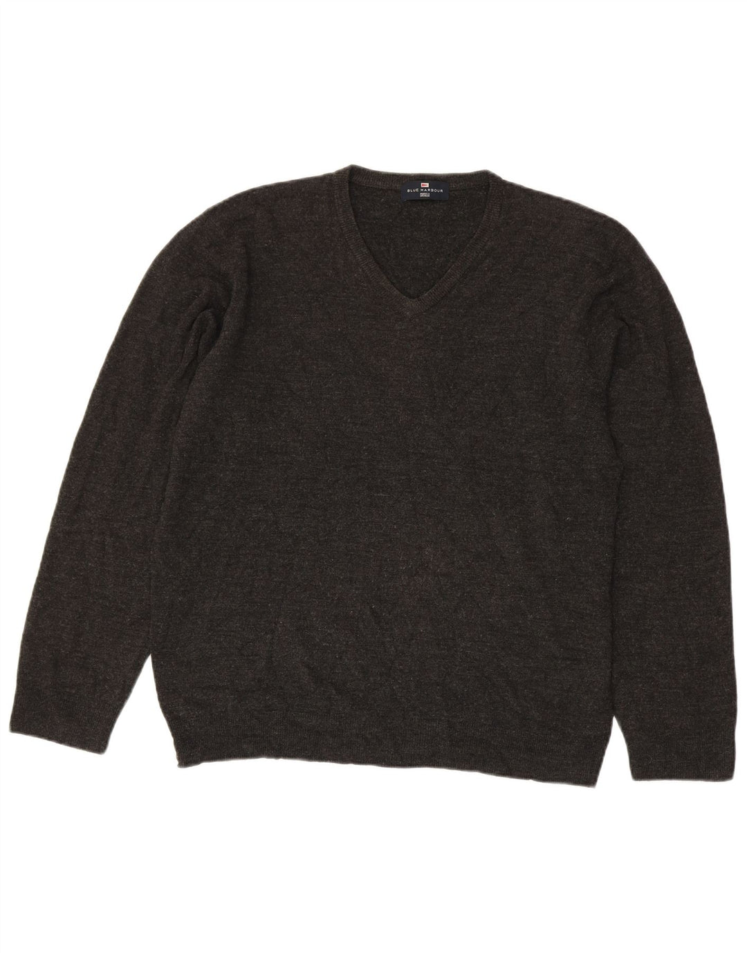 Marks & Spencer Jersey para Hombre con Cuello en V Blue Harbor Acrílico Gris Grande