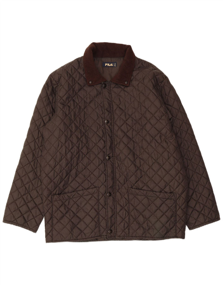FILA Chaqueta acolchada para hombre IT 52 2XL Marrón Poliamida