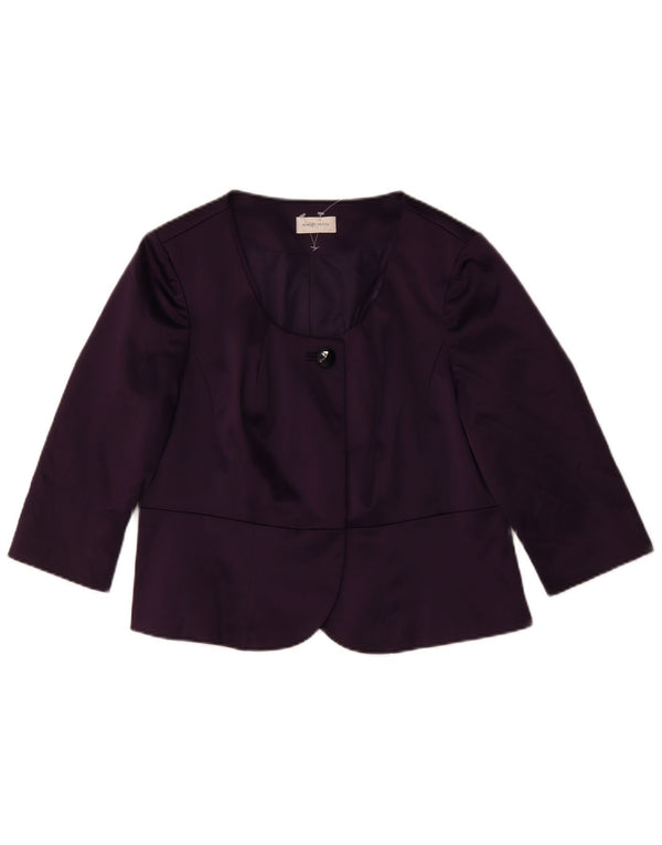 Minuet Chaqueta Bolero Petite para Mujer UK 40 XL Poliéster Púrpura