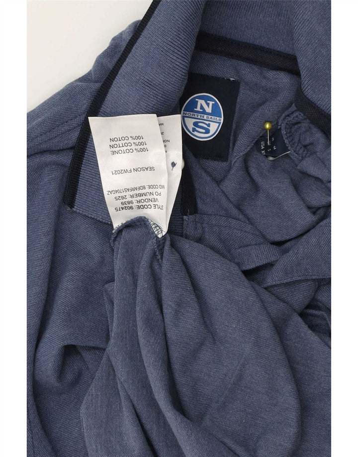 Polo North Sails Hombre De Algodón A Rayas Azul Marino Medio