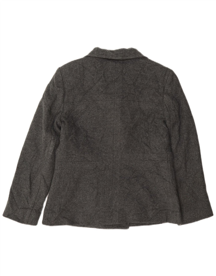 Hobbs Chaquetón para mujer UK 12 Lana gris medio