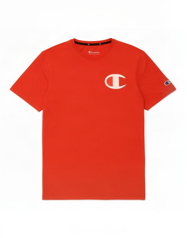 Champion Camiseta gráfica para hombre Top Small Red Cotton