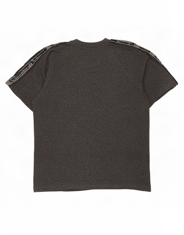 Champion Camiseta gráfica para hombre Top XL Algodón moteado gris