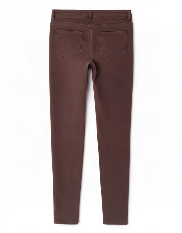 Zara Vaqueros pitillo para mujer EU 38 Small W28 L28 Marrón