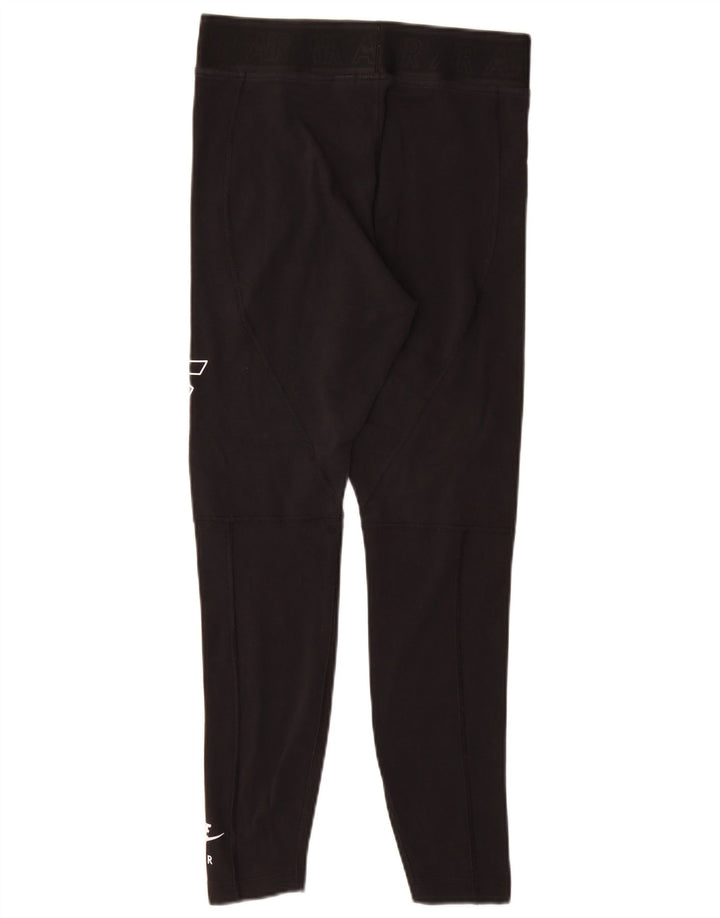 Nike - Leggings gráficos para mujer (talla 40), algodón negro mediano