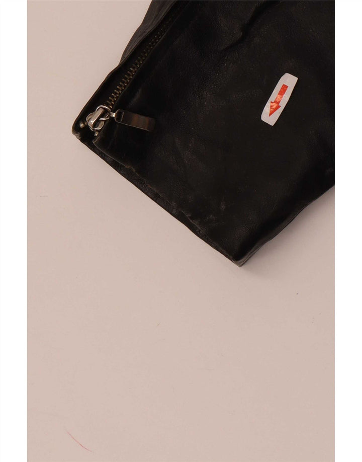 Conbipel Chaqueta de cuero para hombre UK 38 Medium Black Leather