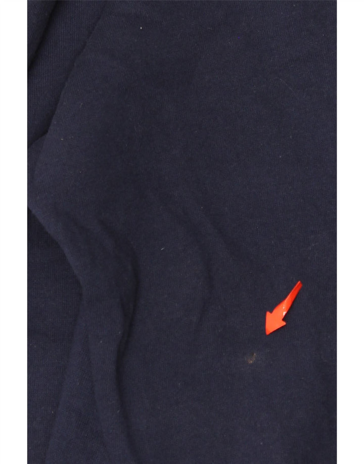 RUSSELL ATHLETIC Suéter con capucha y cremallera Dri-Power para hombre Grande Algodón azul marino