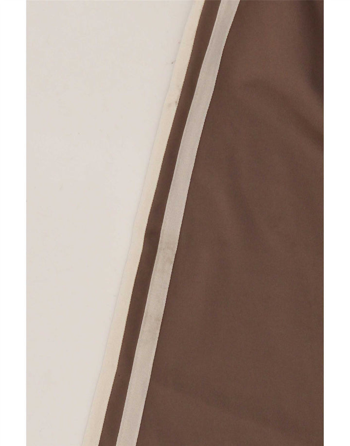Adidas - Pantalones de chándal acampanados para mujer, talla 40, poliéster, color marrón medio