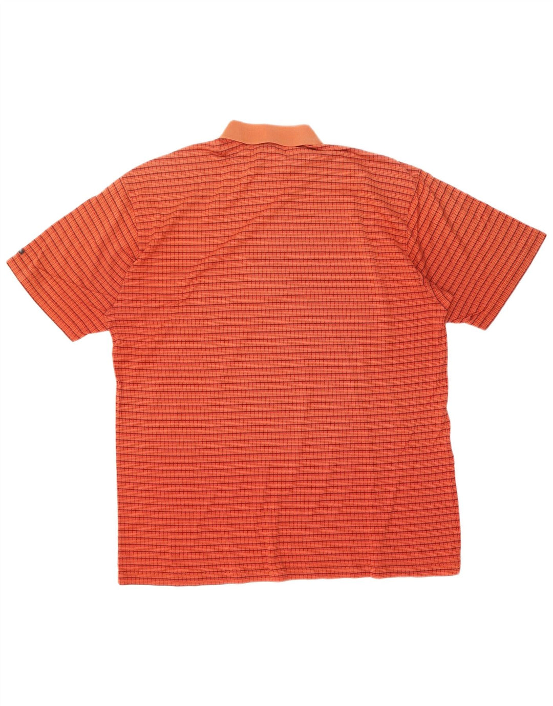 Baffo Polo Hombre IT 56 XL Algodón A Cuadros Naranja