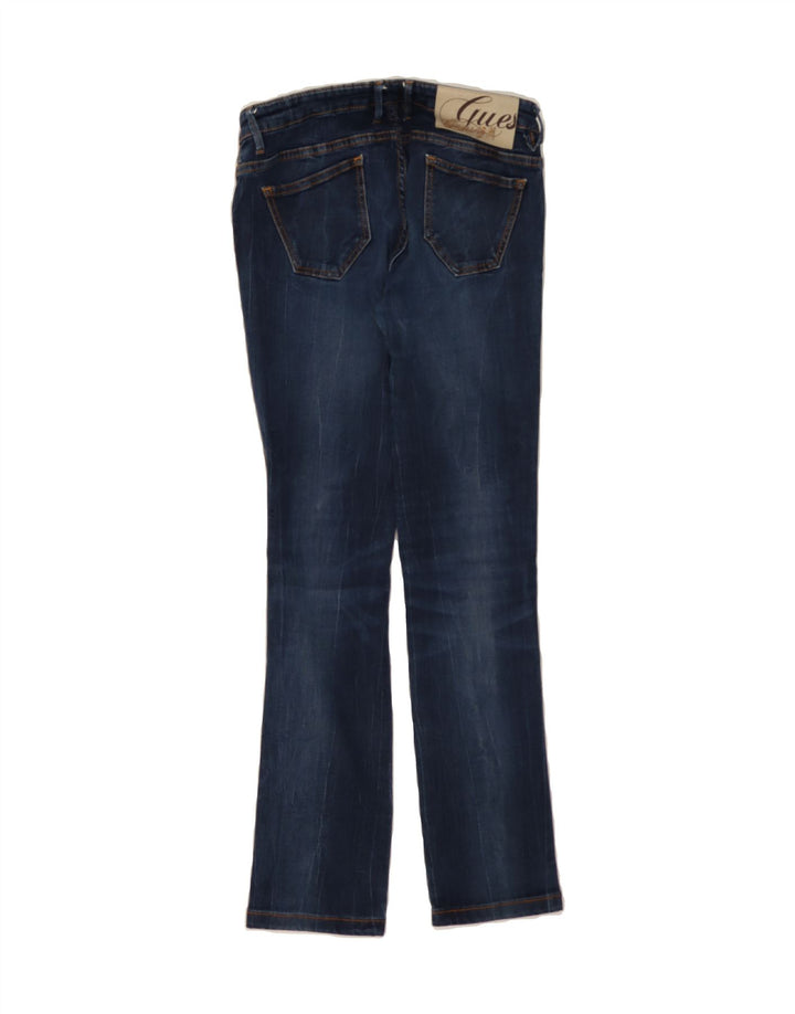 GUESS Womens Slim Jeans W27 L28 Navy Blue Vintage Guess and Second-Hand Guess from Messina Hembry 
